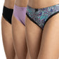 TRIPACK BIKINI DE ALGODÓN LILA DE MUJER