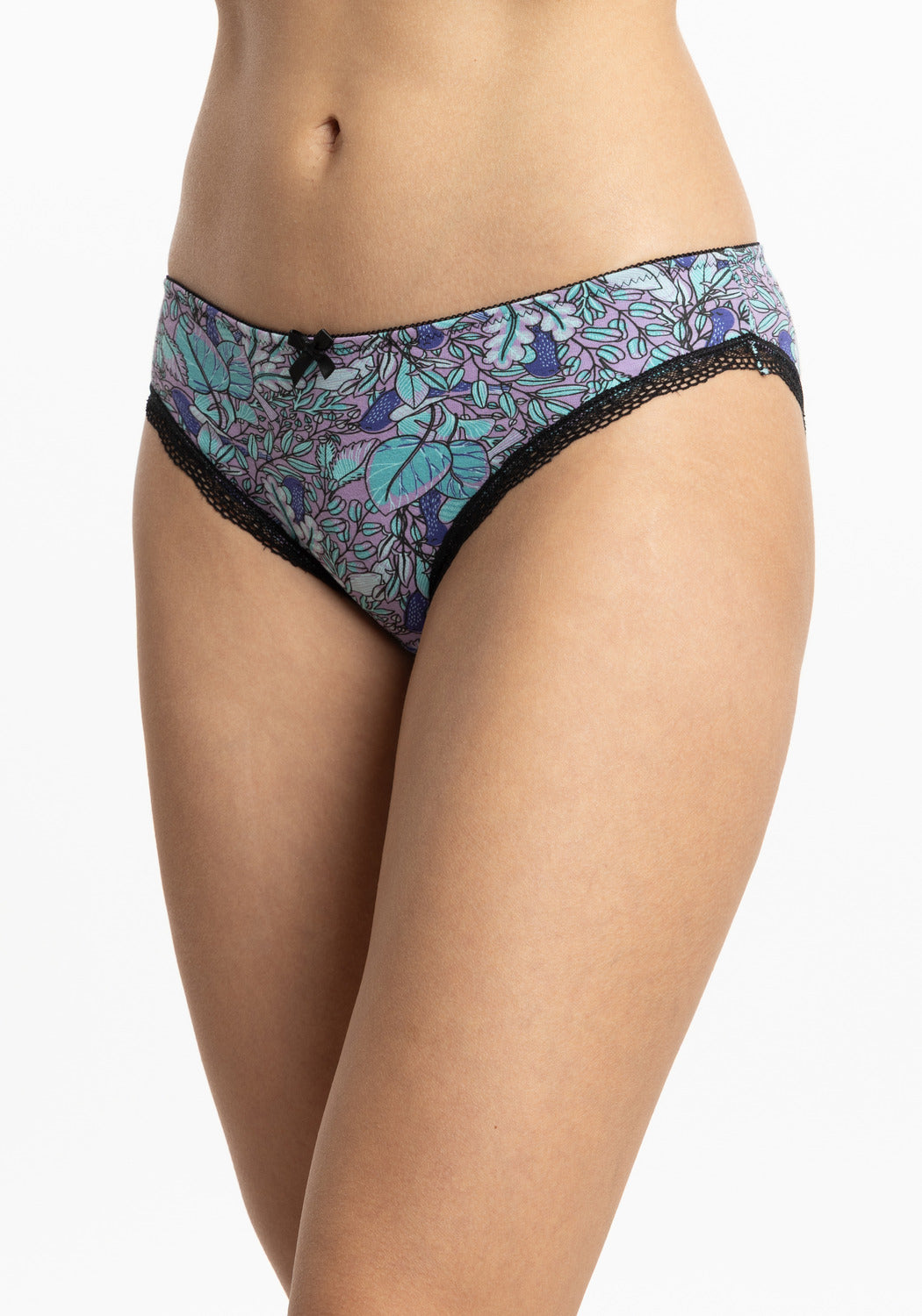 TRIPACK BIKINI DE ALGODÓN LILA DE MUJER