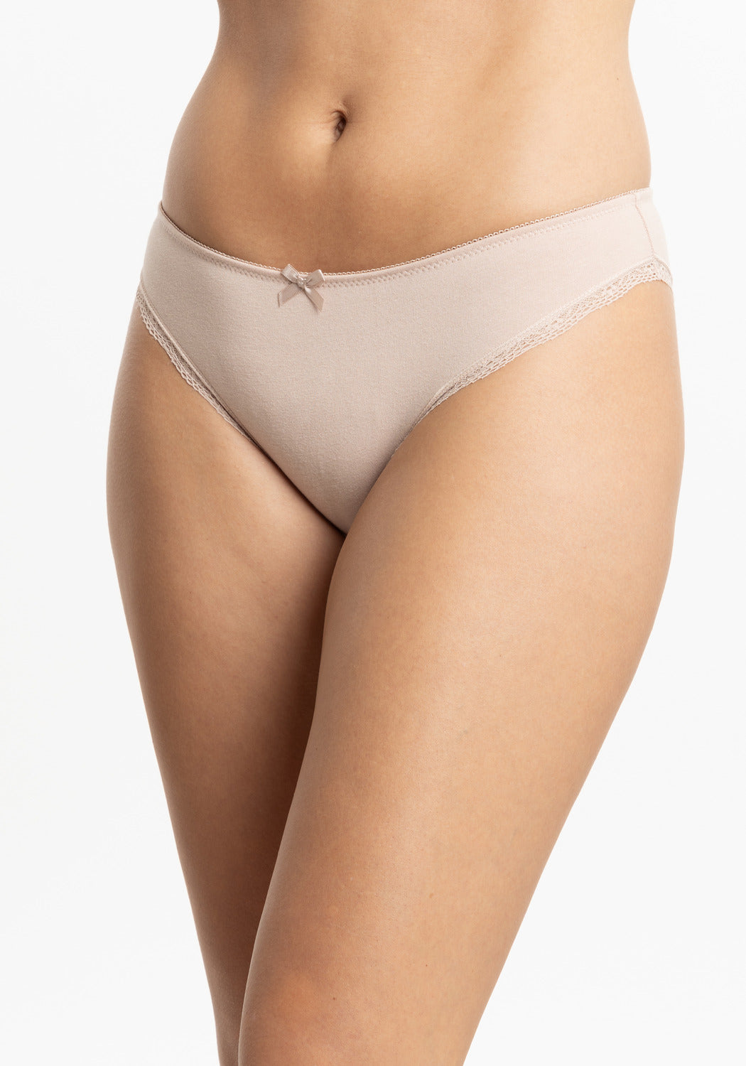 TRIPACK BIKINI DE ALGODÓN NEGRO DE MUJER