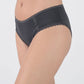 TRIPACK PANTALETA MICROFIBRA GRIS MUJER