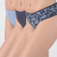 TRIPACK PANTALETA ALGODÓN AZUL MUJER