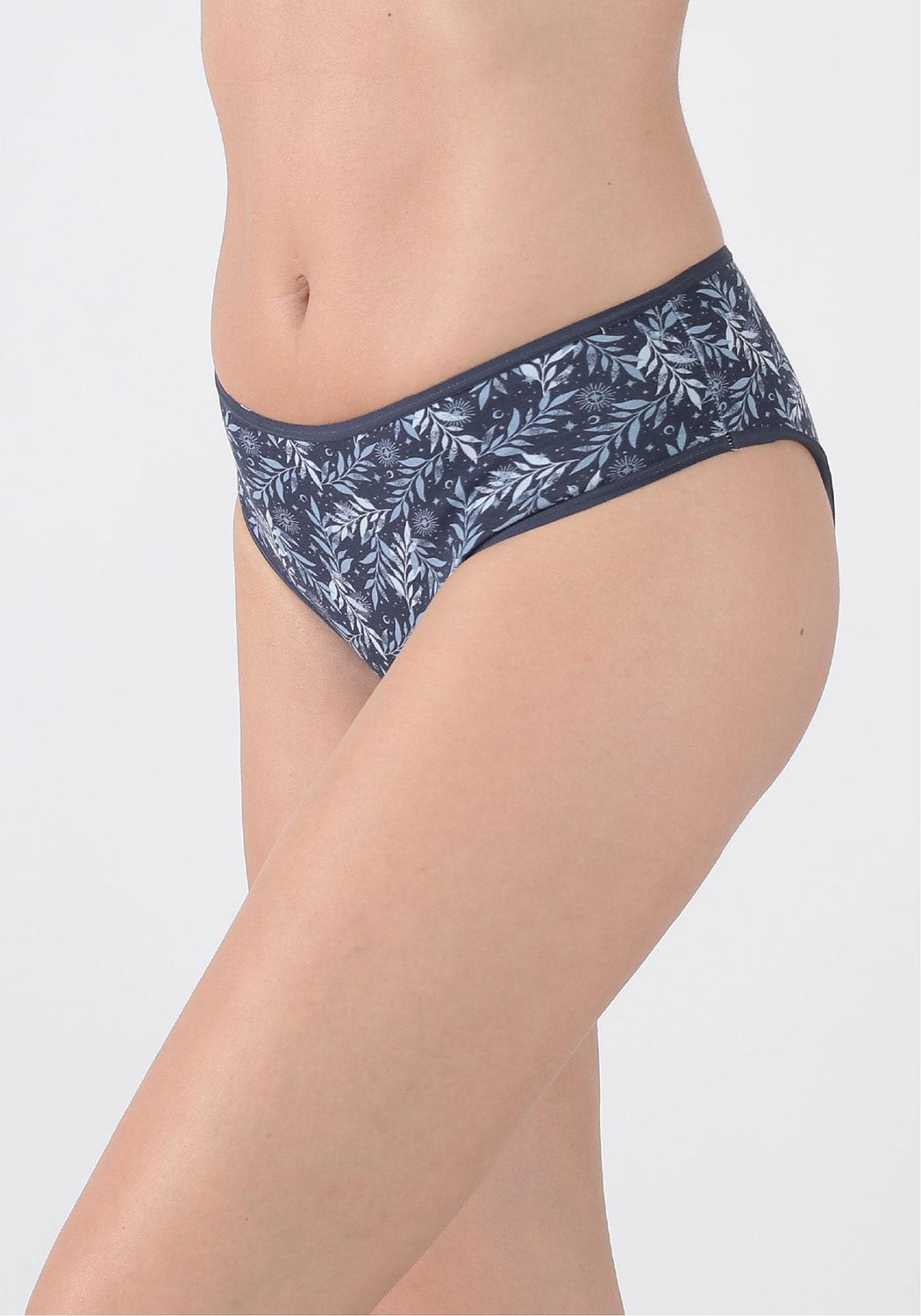 TRIPACK PANTALETA ALGODÓN AZUL MUJER