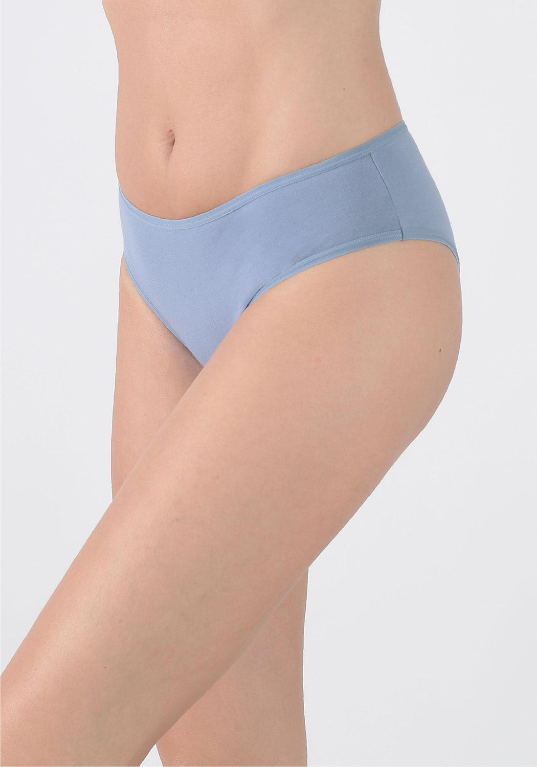 TRIPACK PANTALETA ALGODÓN AZUL MUJER
