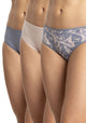TRIPACK PANTALETA DE ALGODÓN AZUL DE MUJER