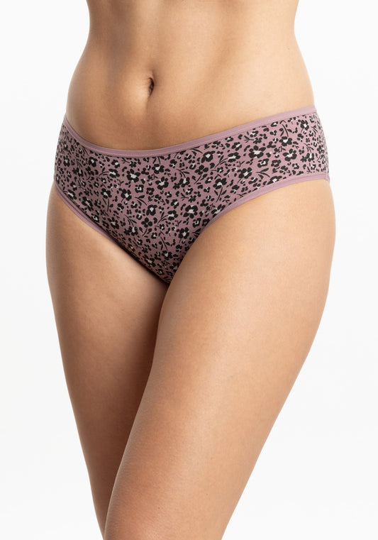 TRIPACK PANTALETA DE ALGODÓN MORADO DE MUJER