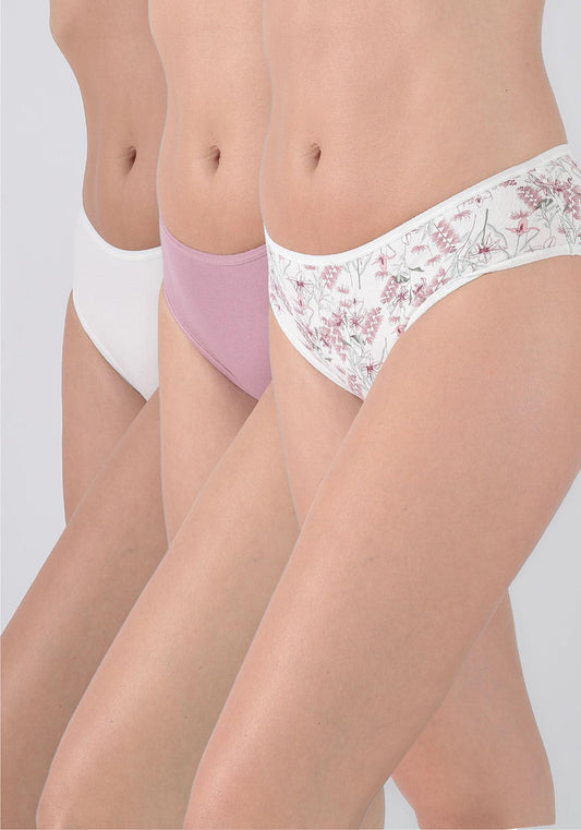 TRIPACK PANTALETA ALGODÓN
