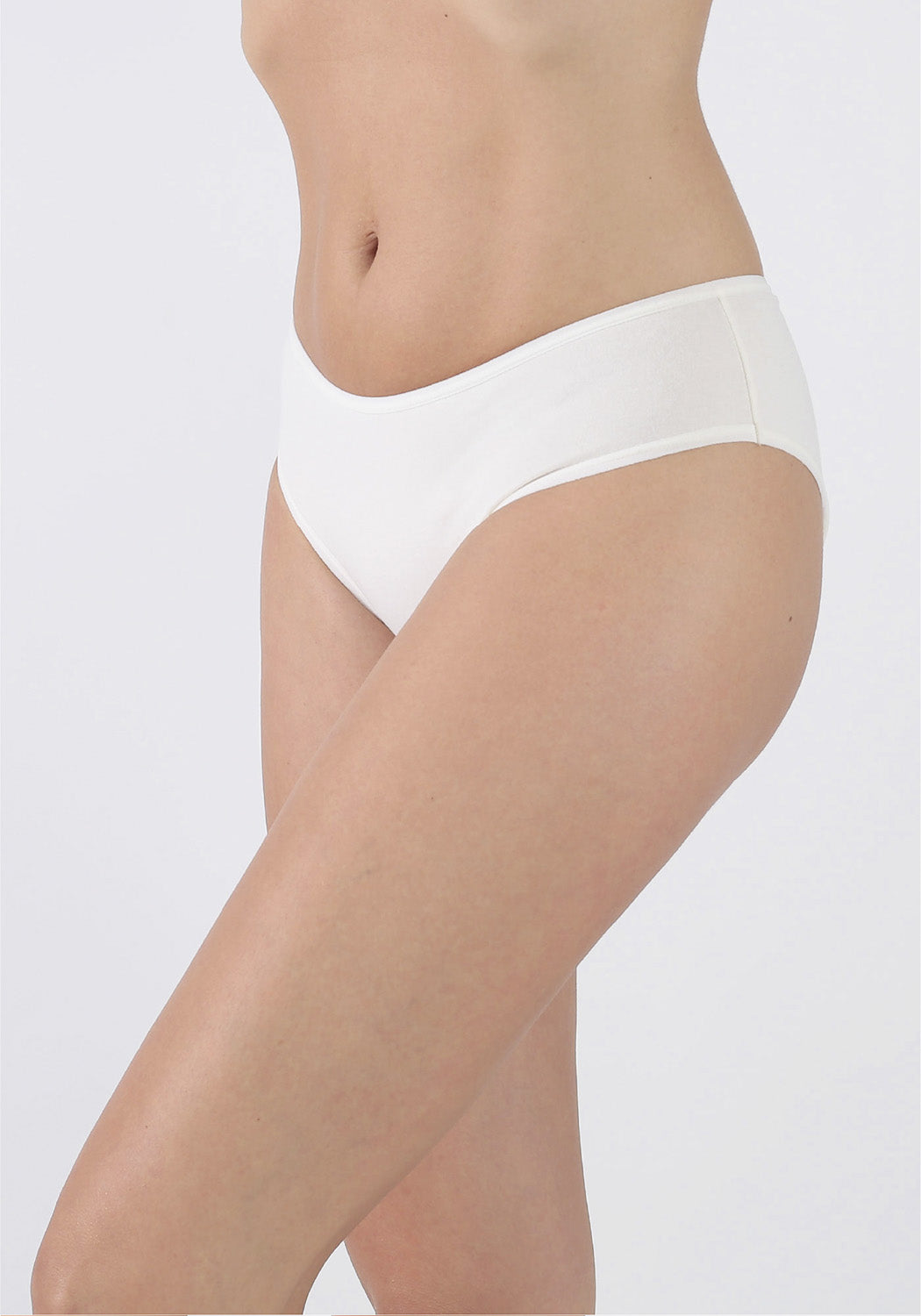 TRIPACK PANTALETA ALGODÓN MARFIL MUJER
