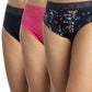 TRIPACK PANTALETA DE ALGODÓN AZUL MARINO DE MUJER