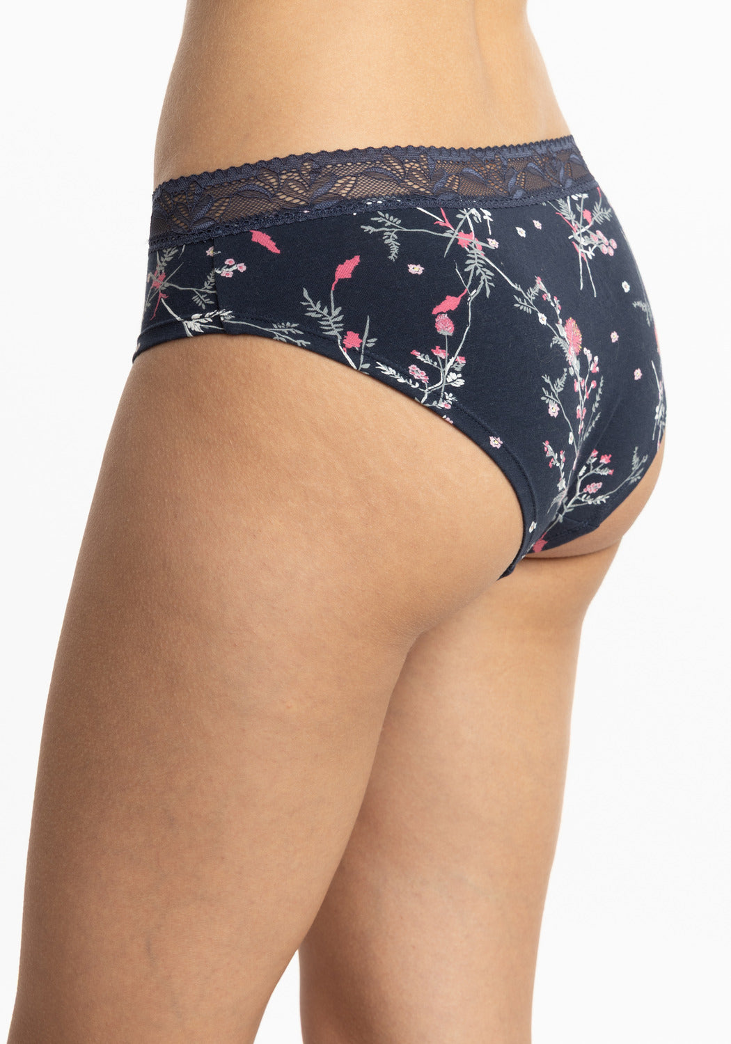 TRIPACK PANTALETA DE ALGODÓN AZUL MARINO DE MUJER
