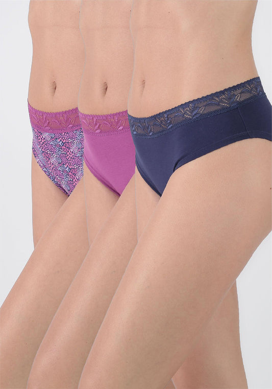 TRIPACK PANTALETA ALGODÓN