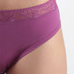TRIPACK PANTALETA ALGODÓN MORADO MUJER