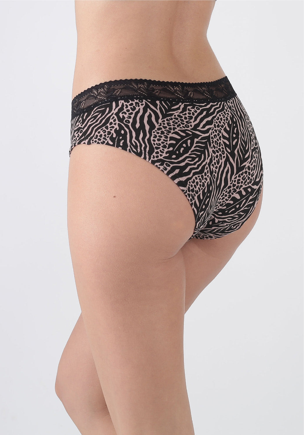 TRIPACK PANTALETA KAYSER ALGODÓN NEGRO MUJER