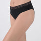 TRIPACK PANTALETA KAYSER ALGODÓN NEGRO MUJER