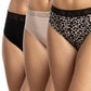 TRIPACK PANTALETA DE ALGODÓN NEGRO DE MUJER