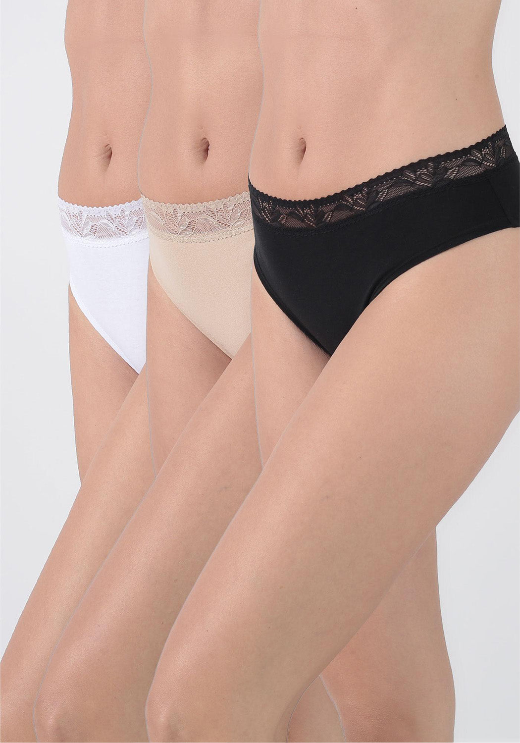 TRIPACK PANTALETA ALGODÓN