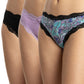 TRIPACK CULOTTE DE ALGODÓN LILA DE MUJER