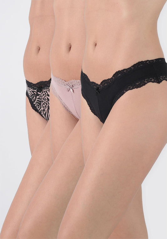 TRIPACK CULOTTE ALGODÓN