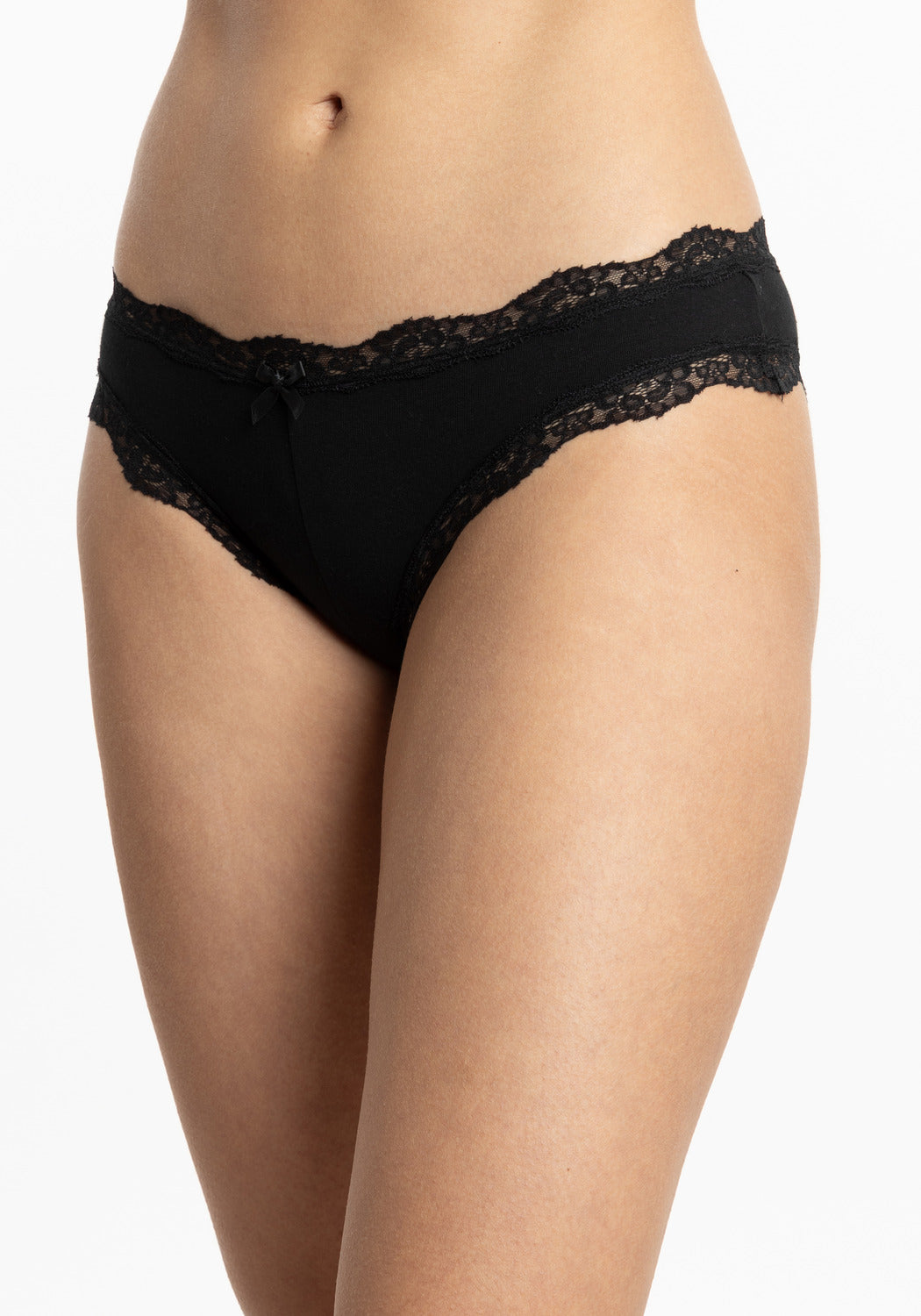 TRIPACK CULOTTE DE ALGODÓN NEGRO DE MUJER