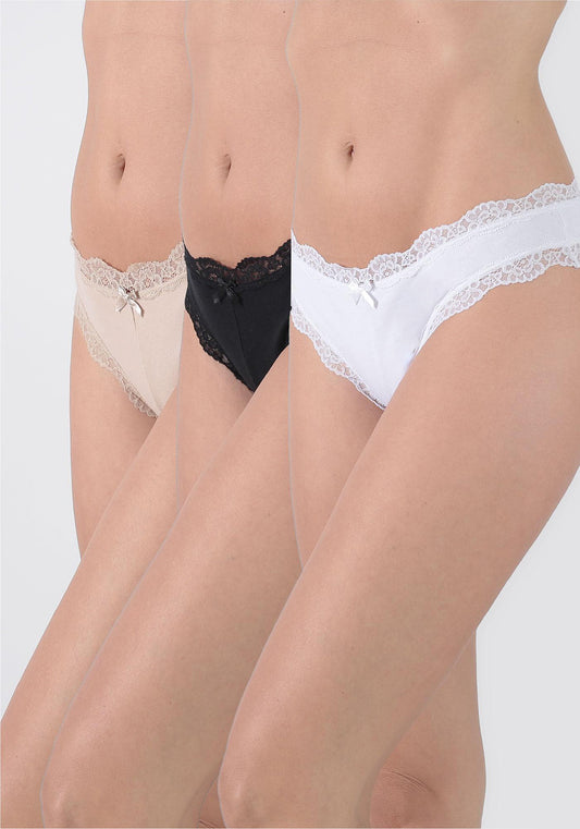 TRIPACK CULOTTE ALGODÓN