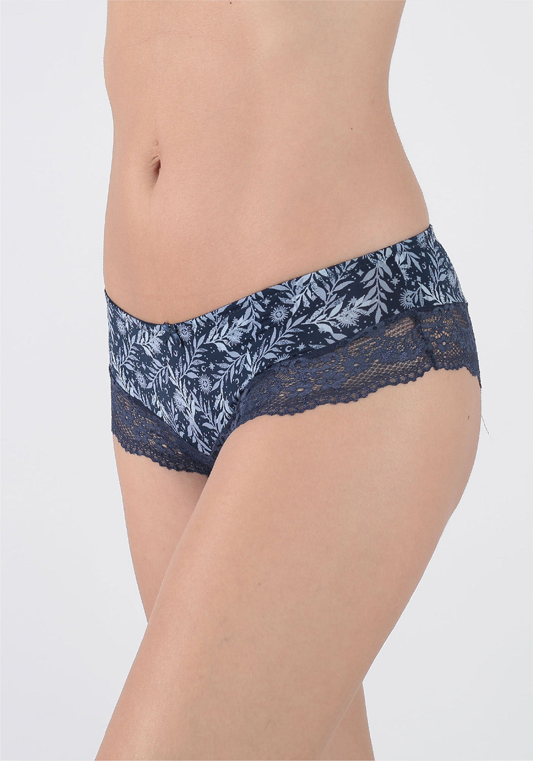 TRIPACK PANTALETA MICROFIBRA AZUL MUJER