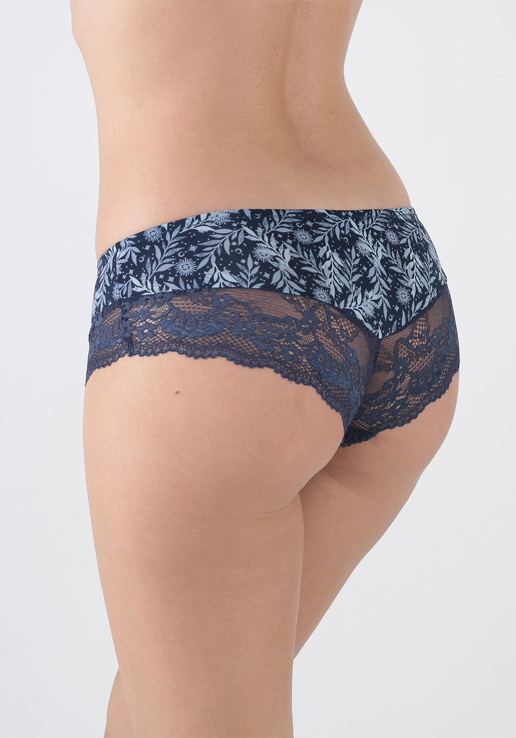 TRIPACK PANTALETA MICROFIBRA AZUL MUJER