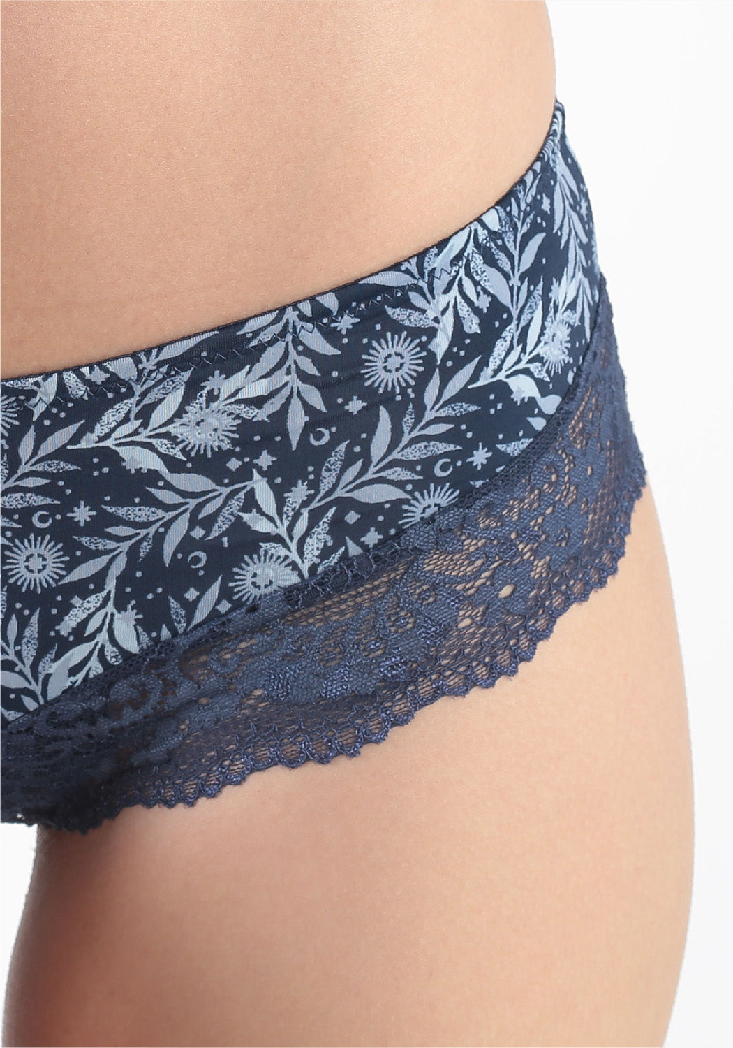 TRIPACK PANTALETA MICROFIBRA AZUL MUJER