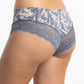 TRIPACK PANTALETA DE MICROFIBRA AZUL DE MUJER