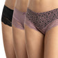 TRIPACK PANTALETA DE MICROFIBRA MORADO DE MUJER