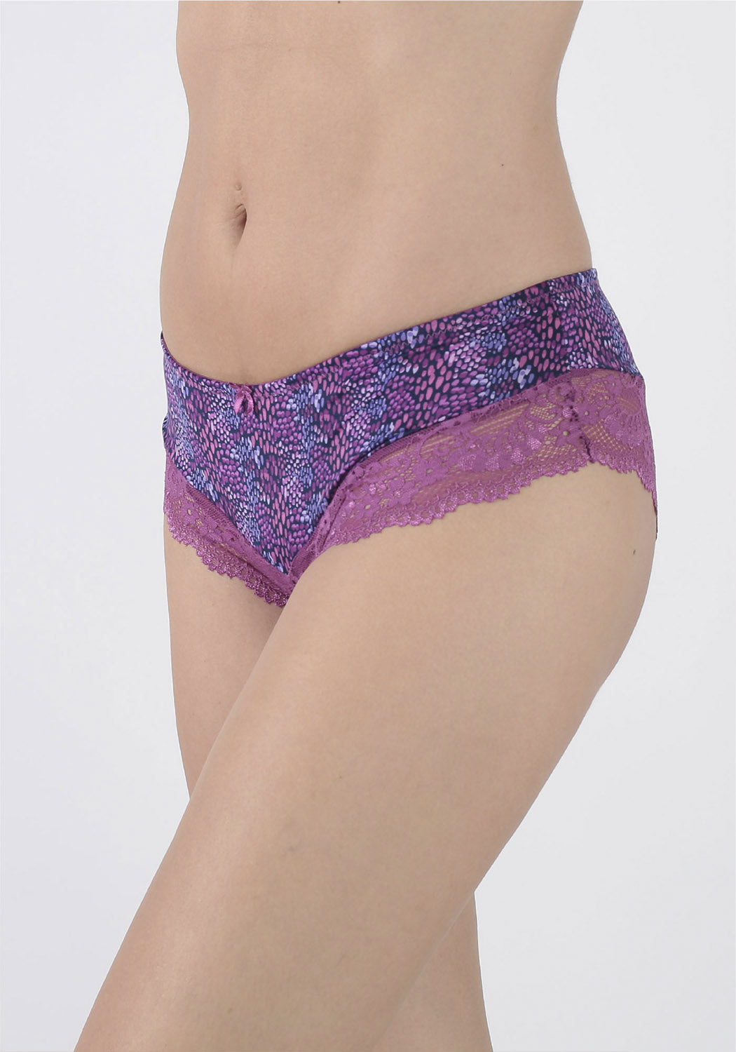 TRIPACK PANTALETA MICROFIBRA MORADO MUJER