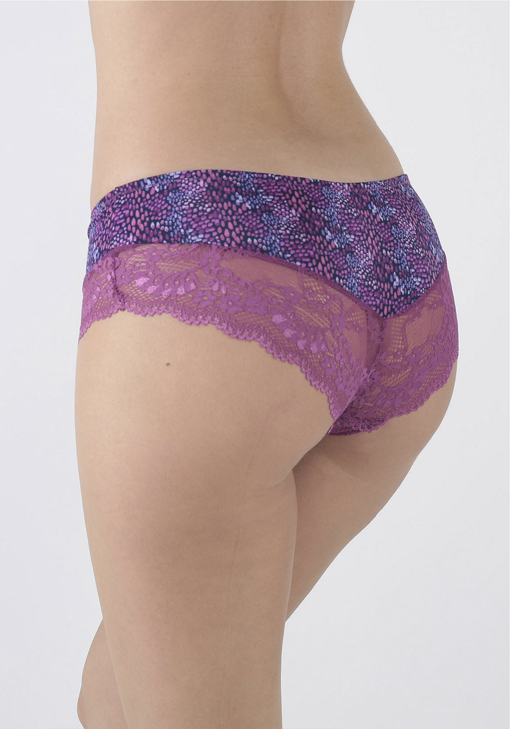 TRIPACK PANTALETA MICROFIBRA MORADO MUJER