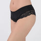 TRIPACK PANTALETA MICROFIBRA NEGRO MUJER