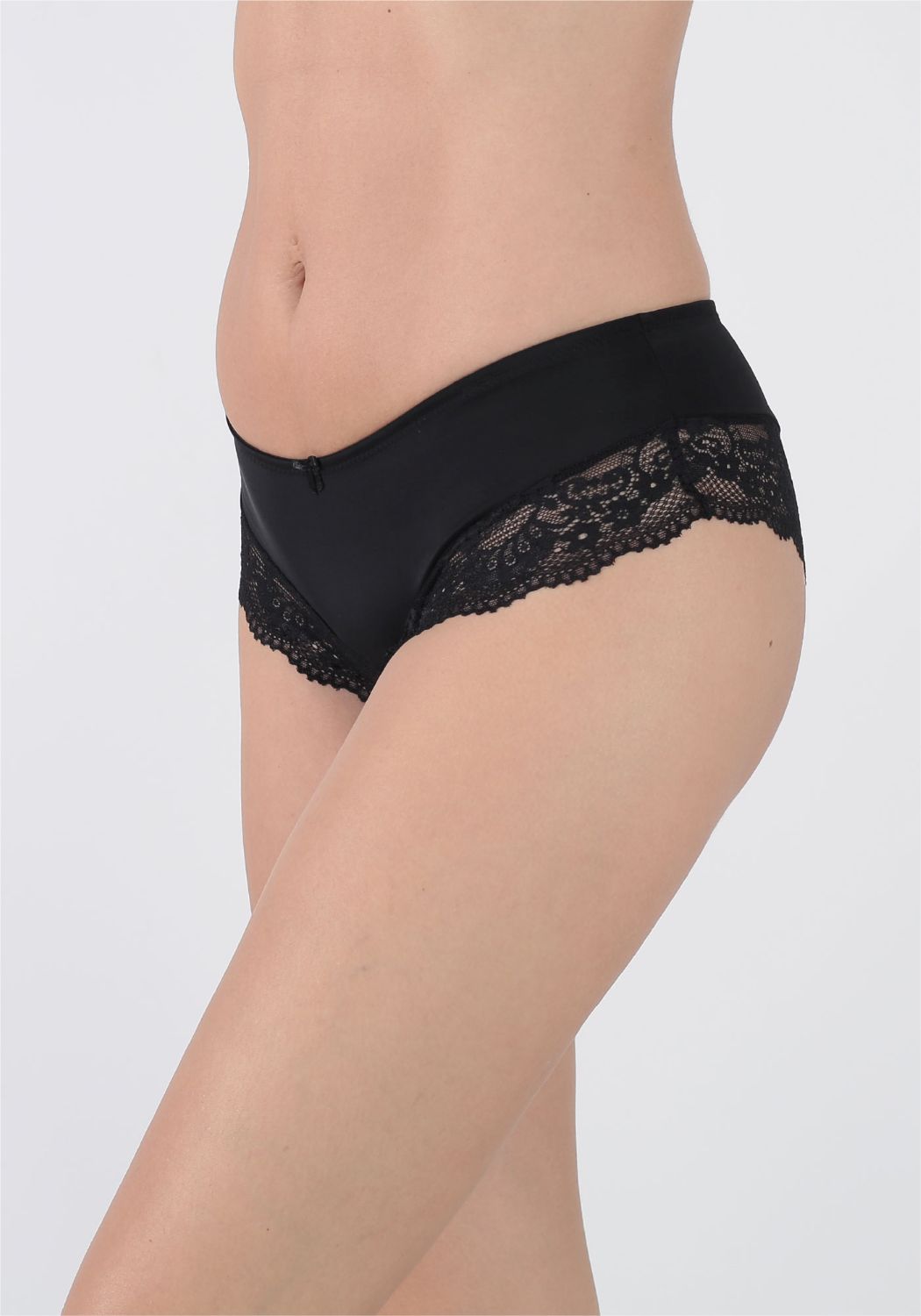 TRIPACK PANTALETA MICROFIBRA NEGRO MUJER