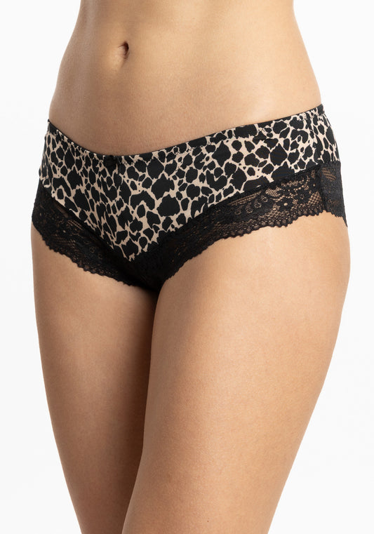 TRIPACK PANTALETA DE MICROFIBRA NEGRO DE MUJER