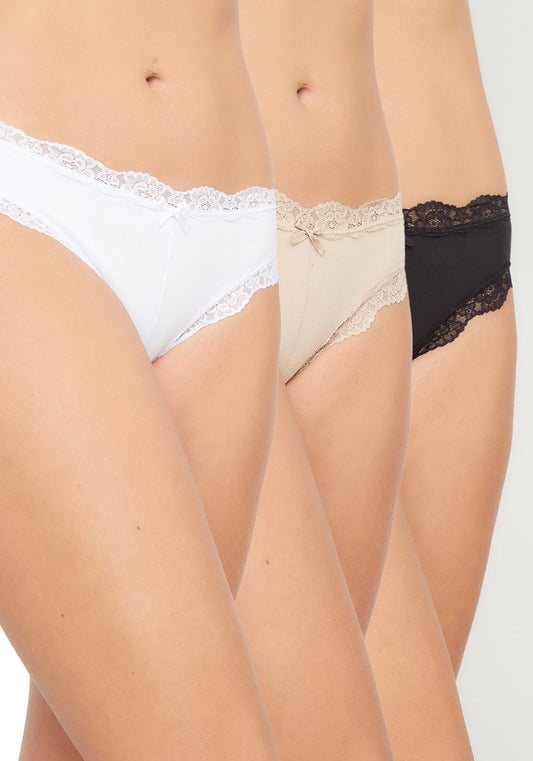 TRIPACK CULOTTE ALGODÓN