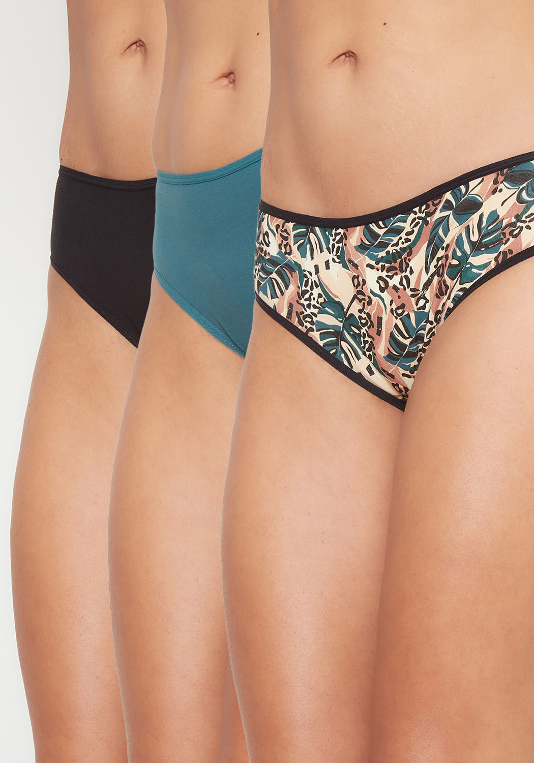 TRIPACK PANTALETA ALGODÓN