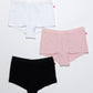 TRIPACK PANTALETA DE ALGODÓN ROSADO TEENS MUJER