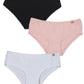 TRIPACK PANTALETA ALGODON TIRO ALTO ROSADO TEENS MUJER