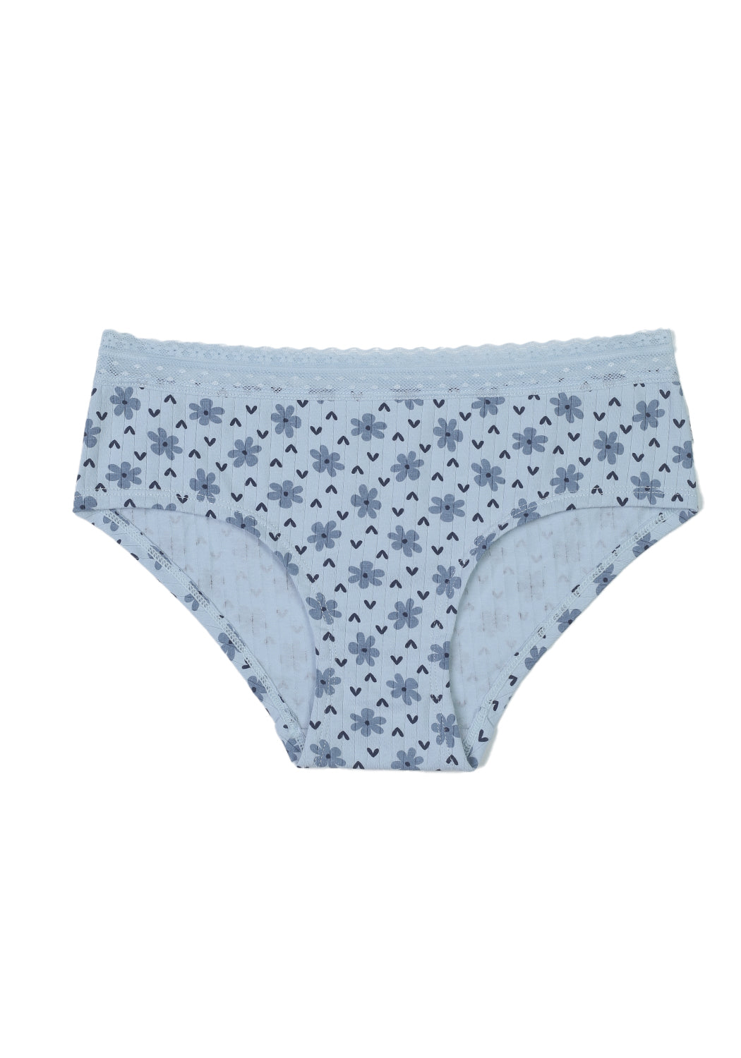 TRIPACK PANTALETA ALGODON CELESTE TEENS MUJER
