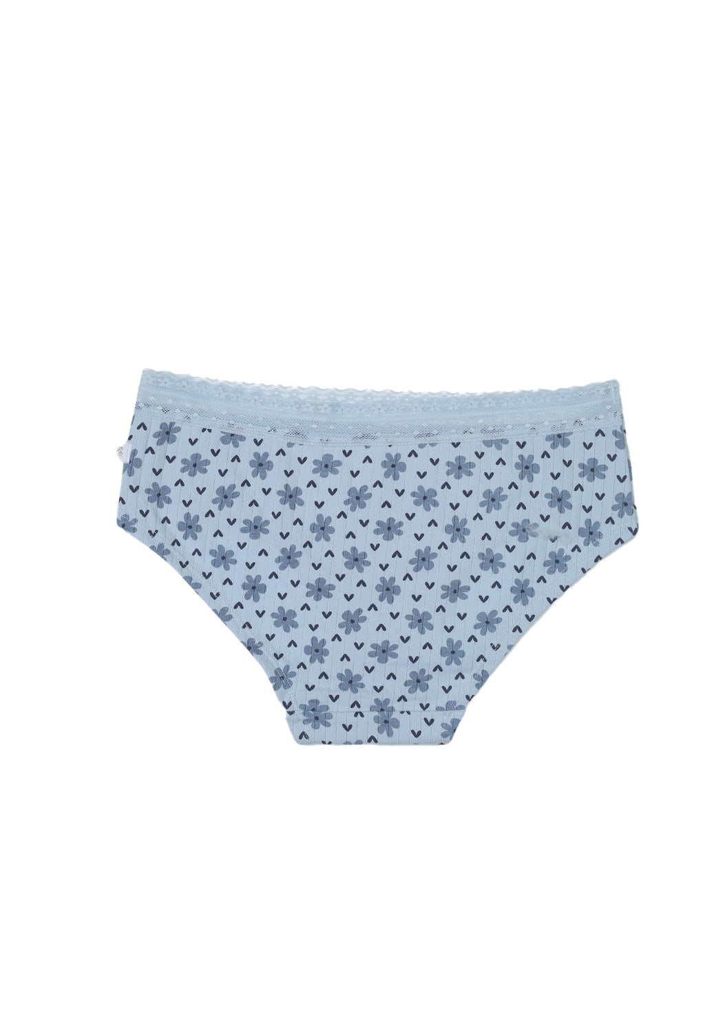 TRIPACK PANTALETA ALGODON CELESTE TEENS MUJER