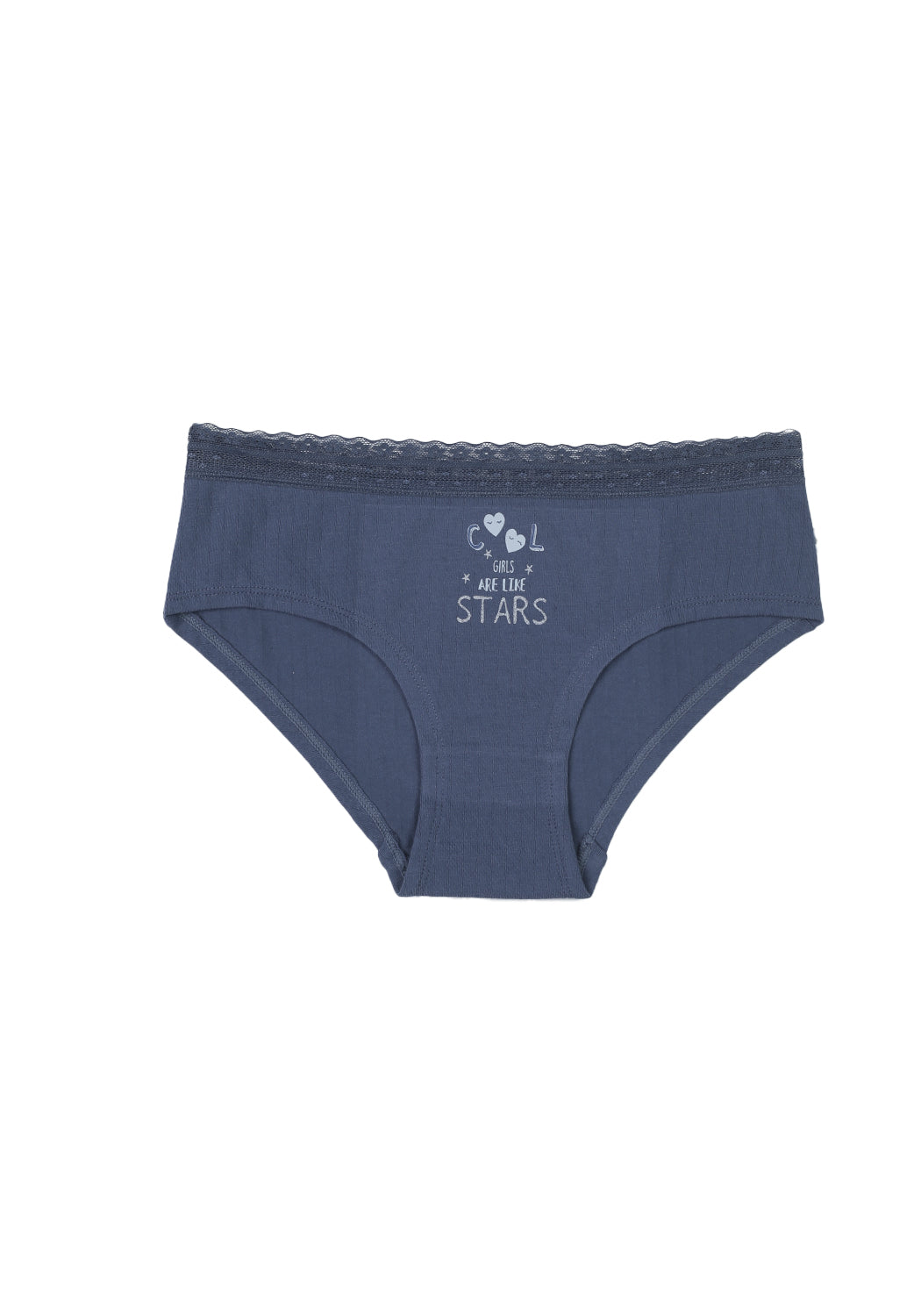 TRIPACK PANTALETA ALGODON CELESTE TEENS MUJER
