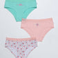 TRIPACK KAYSER PANTALETA DE ALGODÓN ROSADO TEENS MUJER