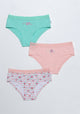 TRIPACK KAYSER PANTALETA DE ALGODÓN ROSADO TEENS MUJER