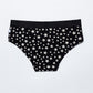 TRIPACK PANTALETA DE ALGODÓN NEGRO TEENS MUJER