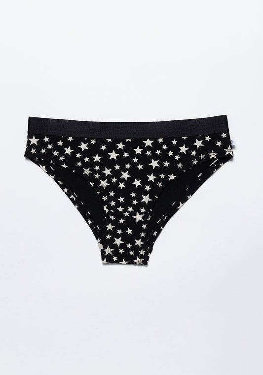 TRIPACK BIKINI DE ALGODÓN NEGRO DE TEENS MUJER