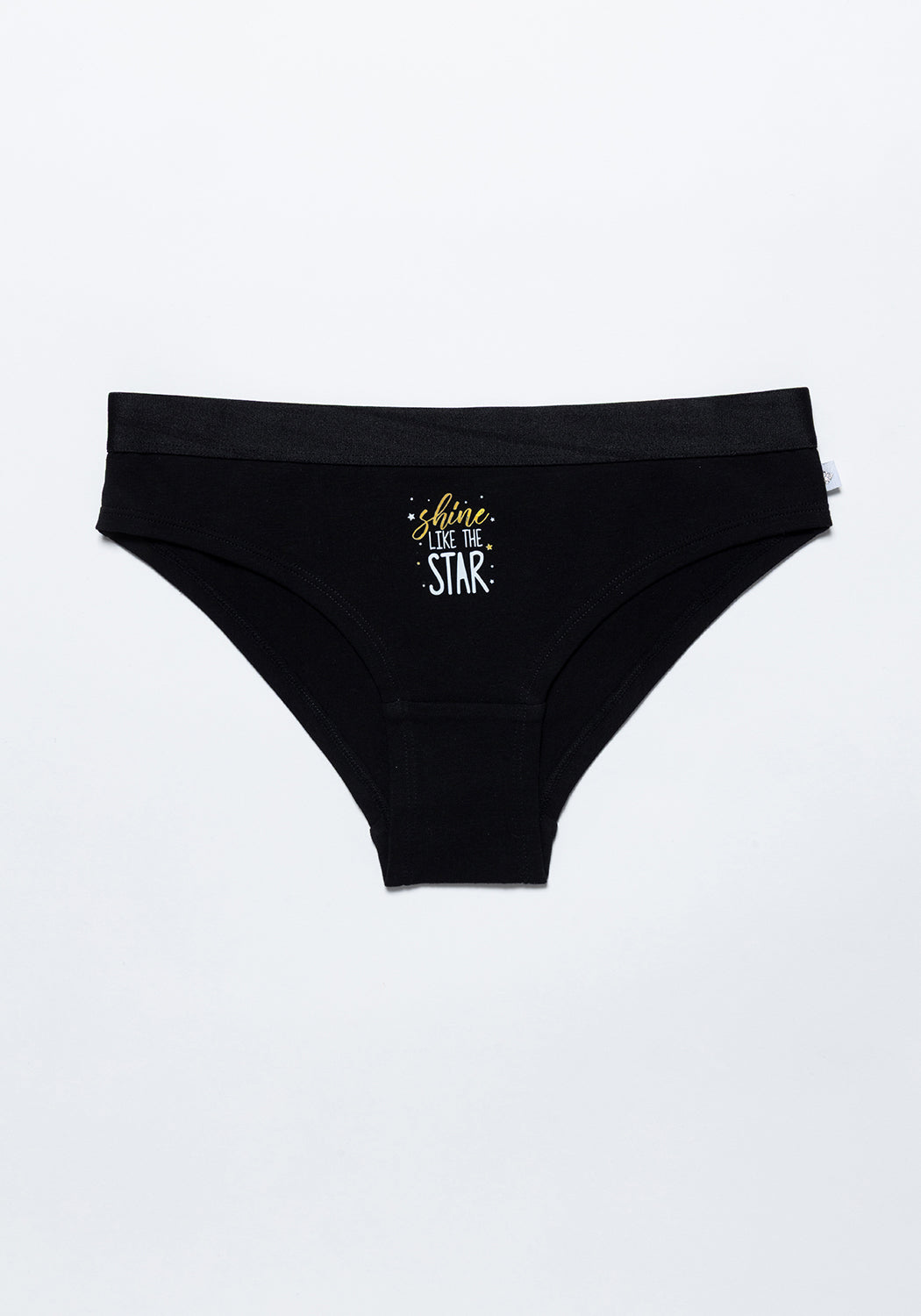 TRIPACK BIKINI DE ALGODÓN NEGRO DE TEENS MUJER