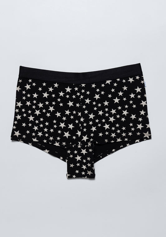 TRIPACK PANTALETA DE ALGODÓN NEGRO DE TEENS MUJER