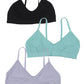 TRIPACK PETO SIN COSTURA NEGRO TEENS MUJER
