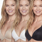 TRIPACK SOSTEN MICROFIBRA VARIOS COLORES MUJER