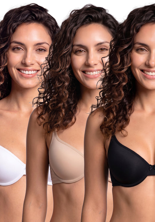 TRIPACK SOSTÉN SOFT DE ALGODÓN SURTIDO MUJER