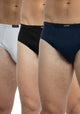 TRIPACK SLIP MAXI DE ALGODÓN AZUL DE HOMBRE